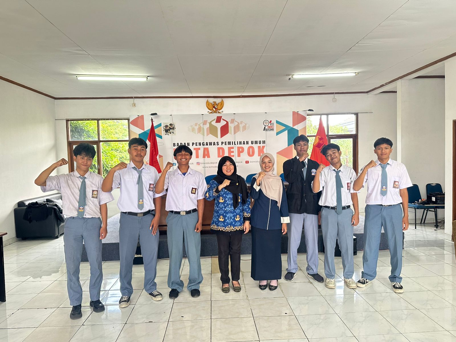 Bawaslu Kota Depok Terima Peserta Magang SMK Putra Bangsa