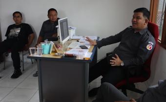 Suasana Pendaftaran PTPS di Sekretariat Panwascam Pancoran Mas